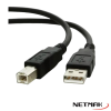 Cable impresora USB 2.0 A macho B macho 1.8Mtrs Netmak NM-C031.8